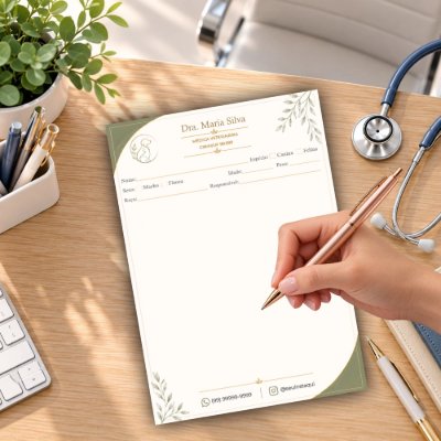 Receituário premium que gera um diferencial e mais confiança no seu atendimento
