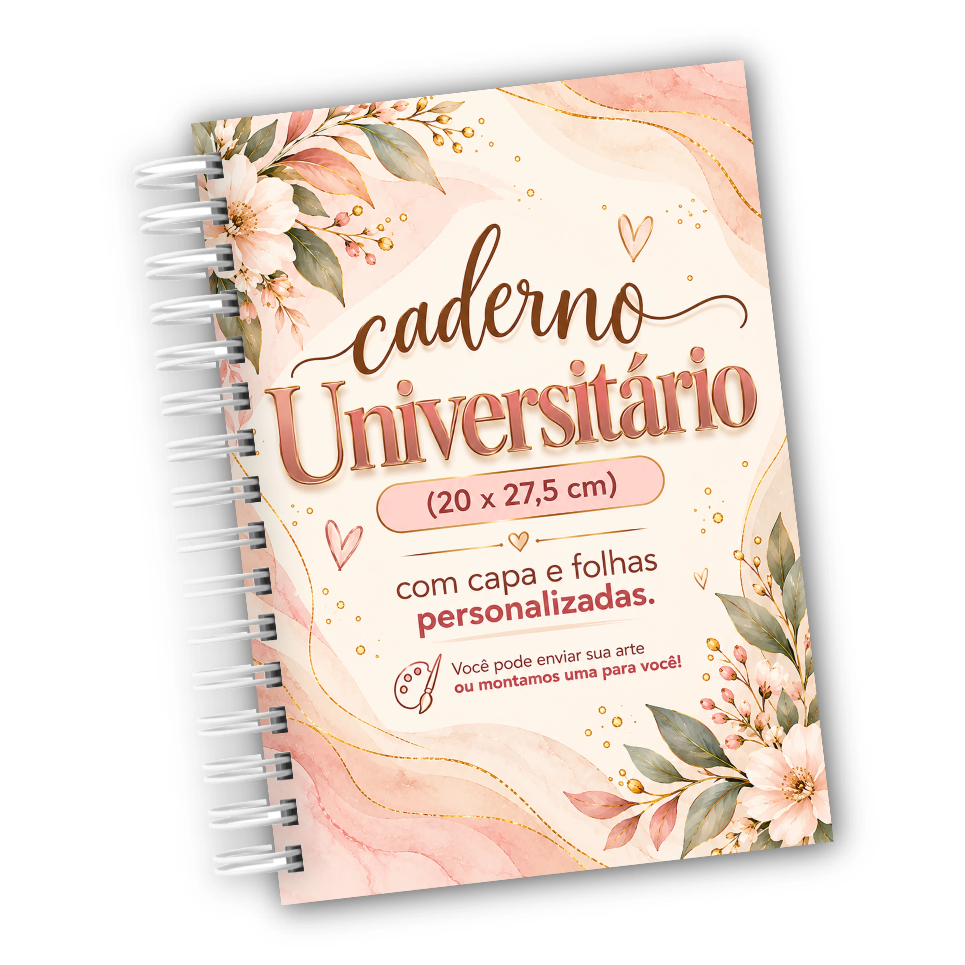 Caderno Capa e Folhas Personalizadas B5