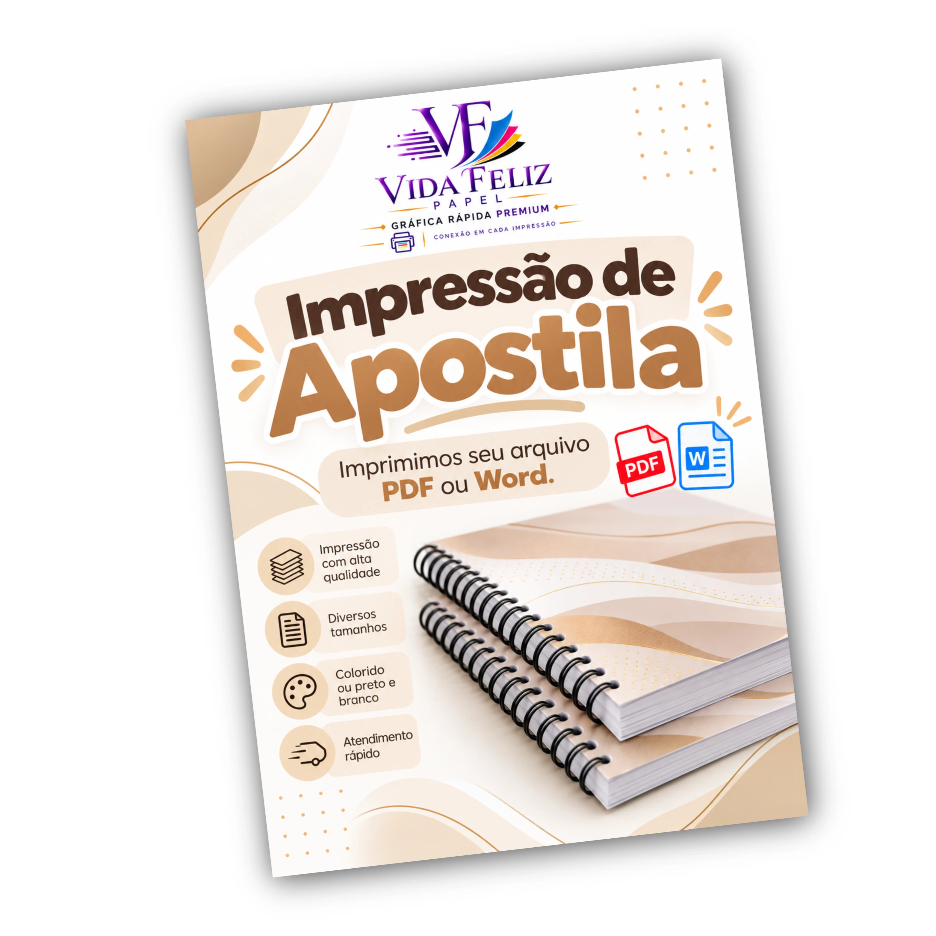 Impressão e Encadernação de Apostila (pdf)