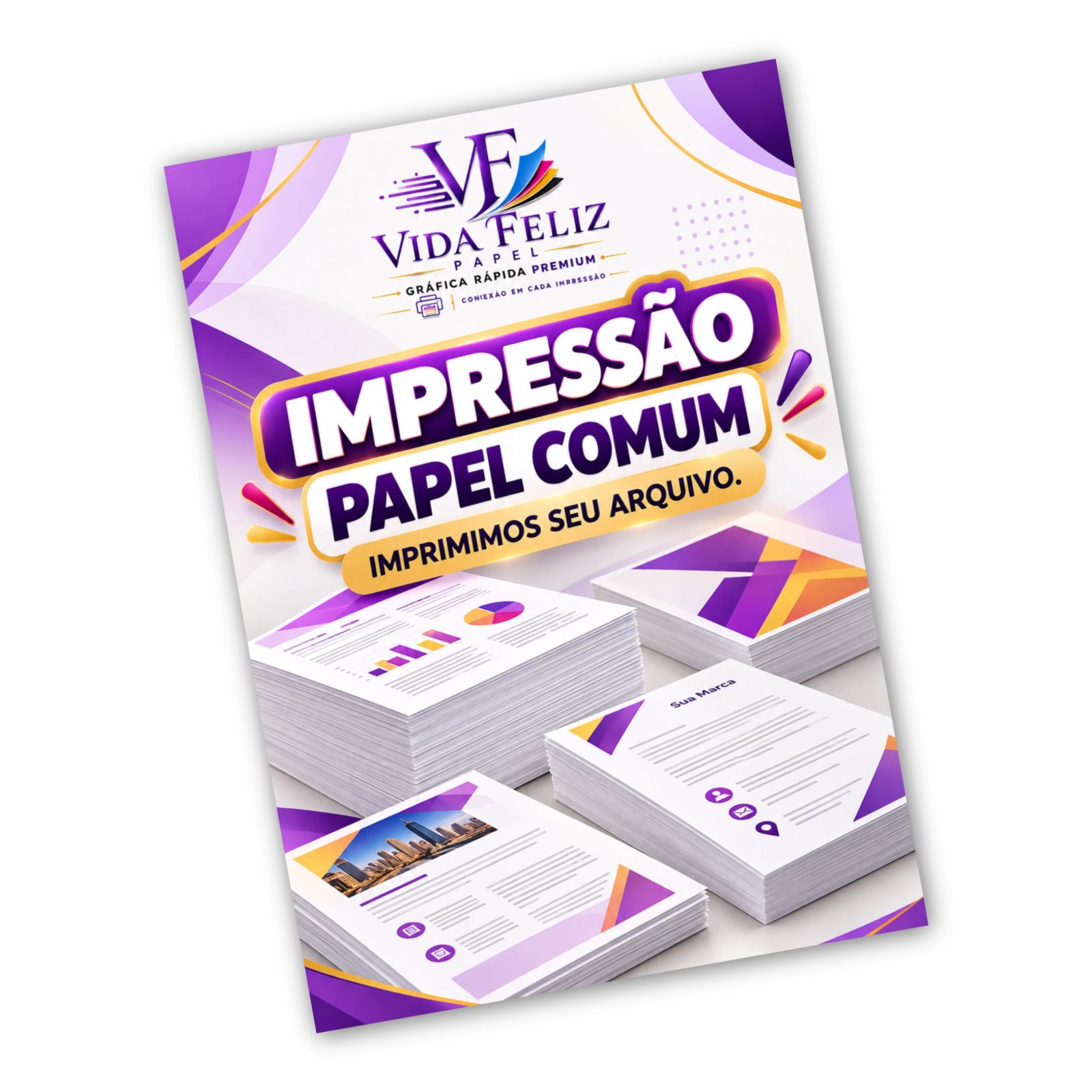Impressão Papel Comum (seu arquivo)